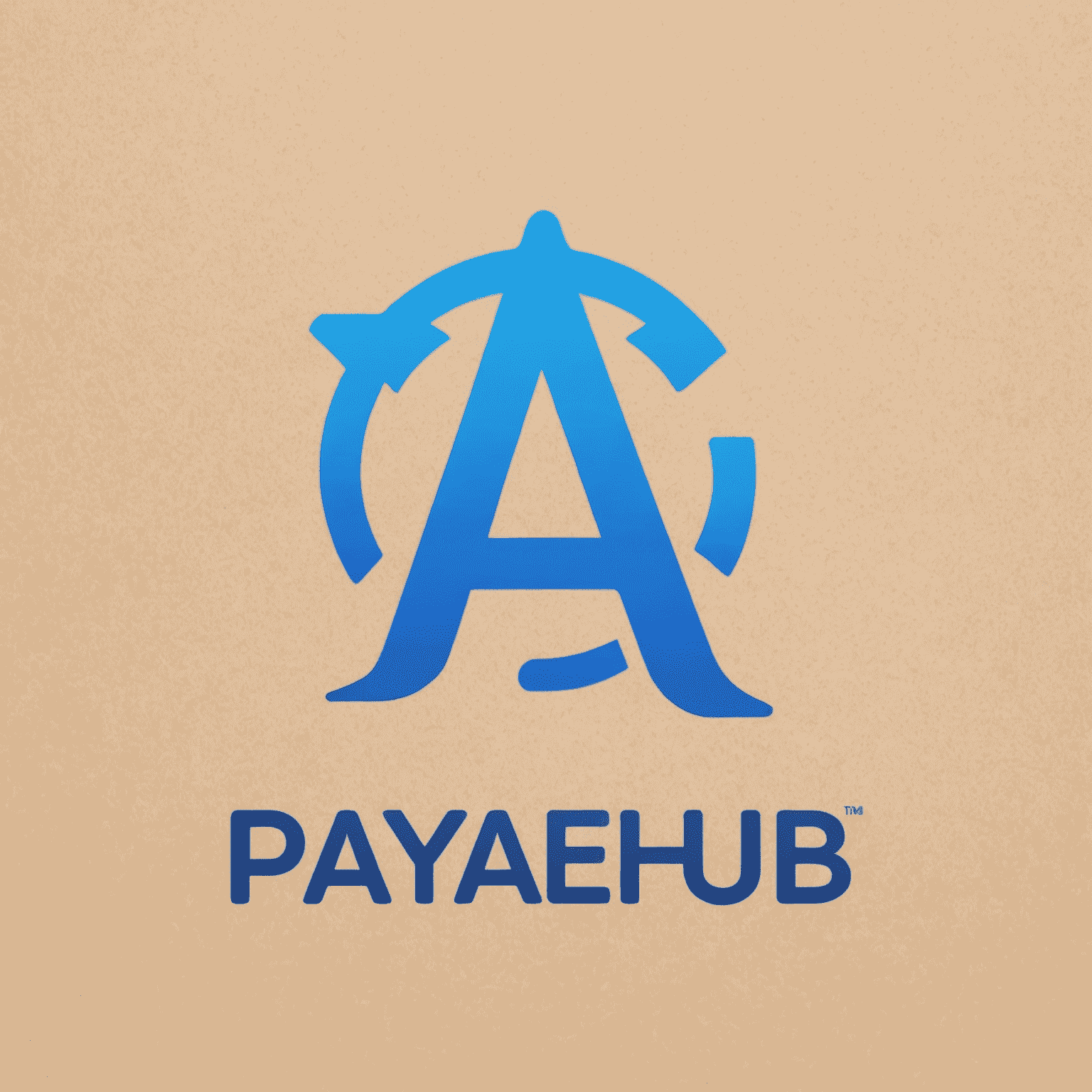 PayEaseHub Logo - Ein modernes, blaues Logo mit einem stilisierten Zahlungssymbol und dem Schriftzug PayEaseHub