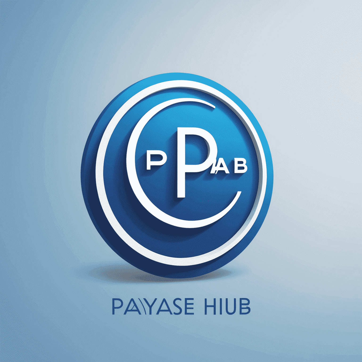PayEaseHub Logo - Ein modernes, blaues Logo mit einem stilisierten Zahlungssymbol und dem Schriftzug PayEaseHub
