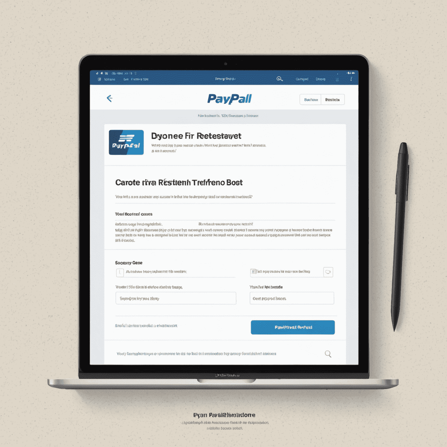 Schritt-für-Schritt-Anleitung zur PayPal-Kontoeröffnung mit Screenshots der Registrierungsseite