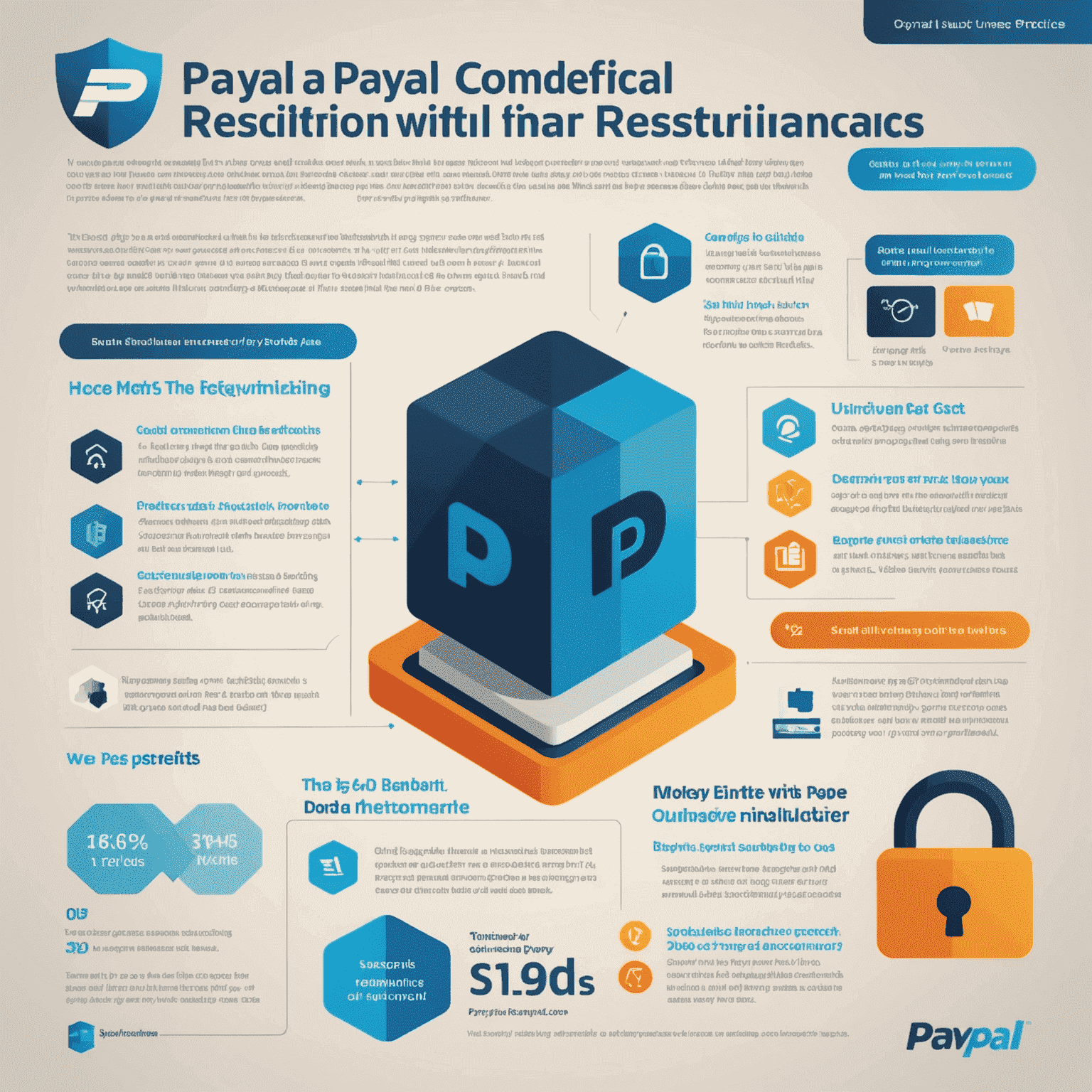 Infografik zu PayPal-Sicherheitsmaßnahmen und Best Practices für Benutzer